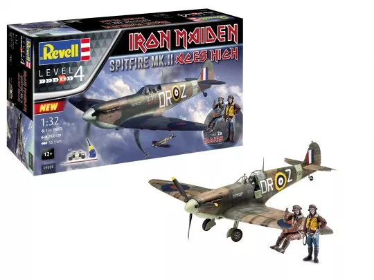 Revell - Gift Set Spitfire Mk.V Iron Maiden